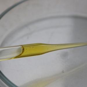 Oil in a pipette